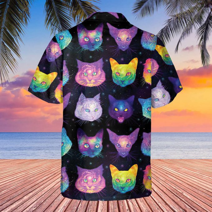 Cat Lovers Hawaiian Shirt, Cat 3D Hawaiian Shirt, Hawaiian Beach Tee, Summer Aloha 2023, Gifts For Cat Owner, Family Gift, Tropical Hawaiian 3