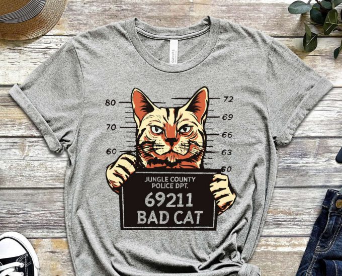 Cat Shirt, Bad Cat Shirt, Guilty Tee, Guilty Paws, Paws Shirt, Dominant Cat Tee, Gift For Cat Lover, Guilty Fur Tee, Orange Cat Shirt 5