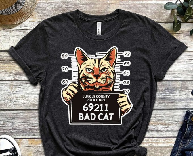 Cat Shirt, Bad Cat Shirt, Guilty Tee, Guilty Paws, Paws Shirt, Dominant Cat Tee, Gift For Cat Lover, Guilty Fur Tee, Orange Cat Shirt 6