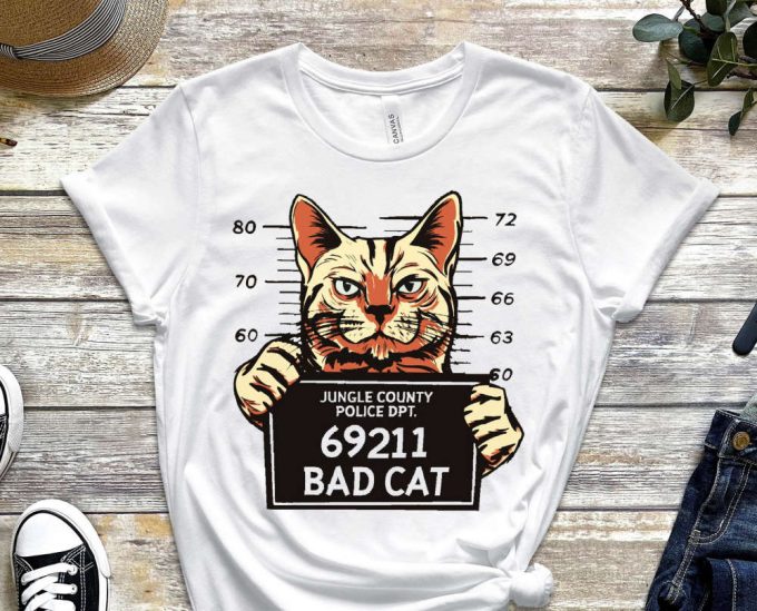 Cat Shirt, Bad Cat Shirt, Guilty Tee, Guilty Paws, Paws Shirt, Dominant Cat Tee, Gift For Cat Lover, Guilty Fur Tee, Orange Cat Shirt 5