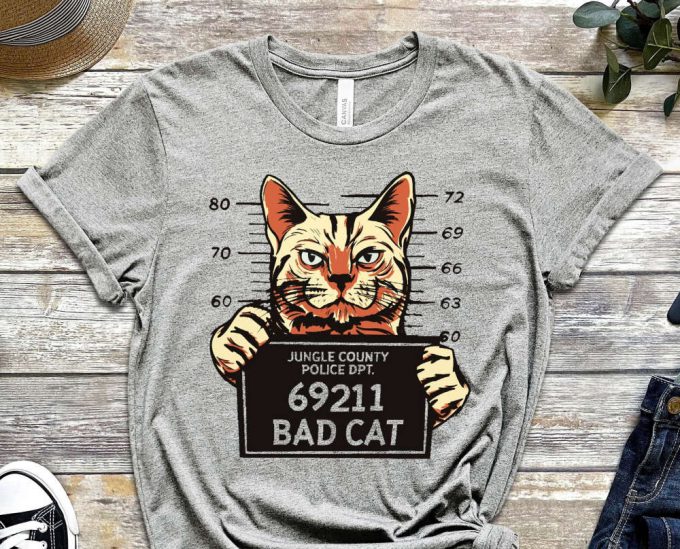 Cat Shirt, Bad Cat Shirt, Guilty Tee, Guilty Paws, Paws Shirt, Dominant Cat Tee, Gift For Cat Lover, Guilty Fur Tee, Orange Cat Shirt 6