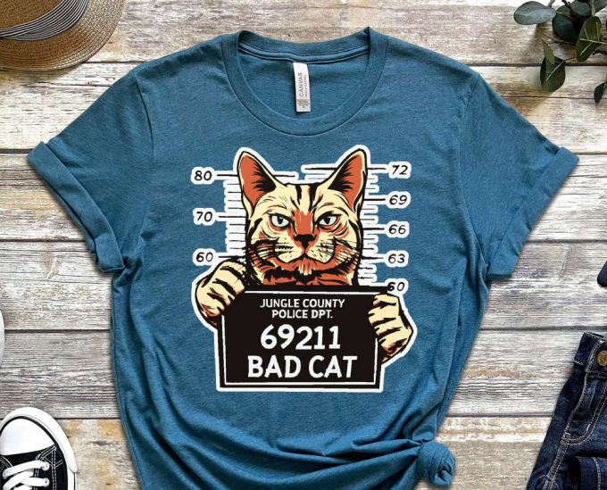 Cat Shirt, Bad Cat Shirt, Guilty Tee, Guilty Paws, Paws Shirt, Dominant Cat Tee, Gift For Cat Lover, Guilty Fur Tee, Orange Cat Shirt 2