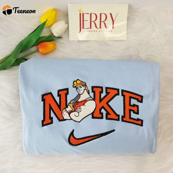 Cheap Hercules Disney Nike Embroidered Sweatshirt, Christmas Present For Couples 1