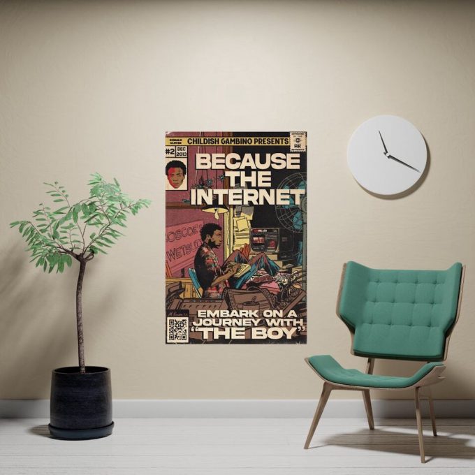 Childish Gambino- Because The Internet Premium Matte Vertical Poster For Home Decor Gifts 2