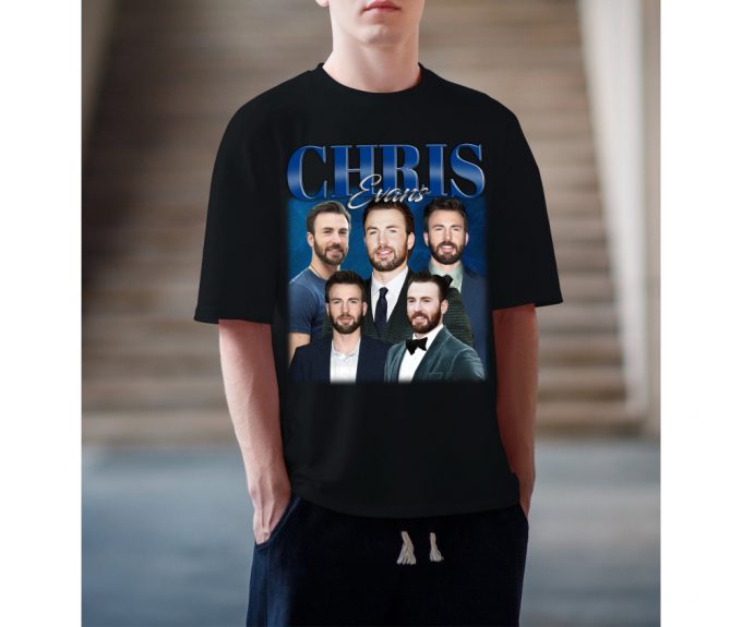 Chris Evans Shirt, Chris Evans T-Shirt, Chris Evans Tees, Hip Hop Graphic, Unisex Shirt, Bootleg Retro 90'S Fans Gift, Trendy Shirt 3