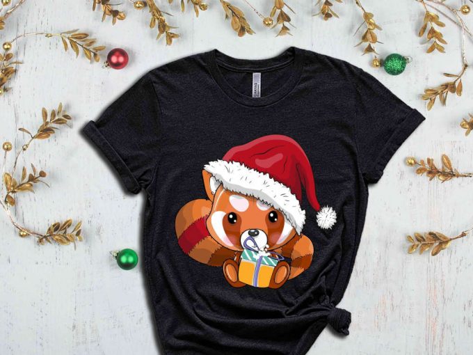Christmas Fox T-Shirt, Fox Santa Shirt, Merry Christmas Shirt, Fox Lover Tshirt, Fox Shirt, Xmas Gift, Christmas Animal Shirt, Xmas Squad 5