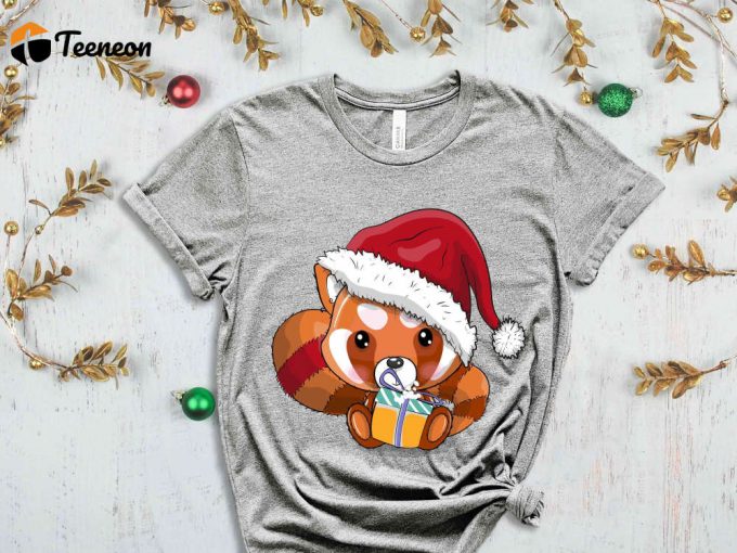 Christmas Fox T-Shirt, Fox Santa Shirt, Merry Christmas Shirt, Fox Lover Tshirt, Fox Shirt, Xmas Gift, Christmas Animal Shirt, Xmas Squad 1