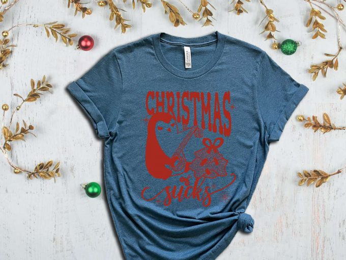 Christmas Sucks Shirt, Penguin Shirt, Angry Penguin, Christmas Penguin, Funny Christmas Shirt, Funny Penguin Shirt, Christmas T-Shirt 3