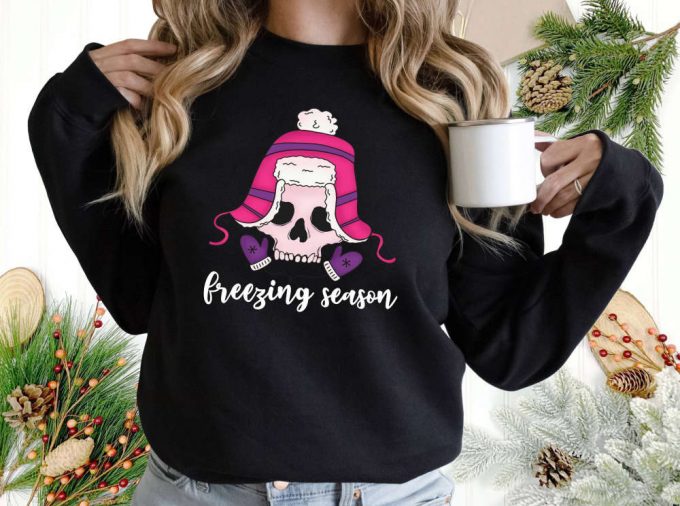 Christmas Sweatshirt: Funny Skull &Amp; Sarcastic Xmas Shirt For Holiday New Year - Perfect Gift For Friends! Join The Christmas Squad! 2