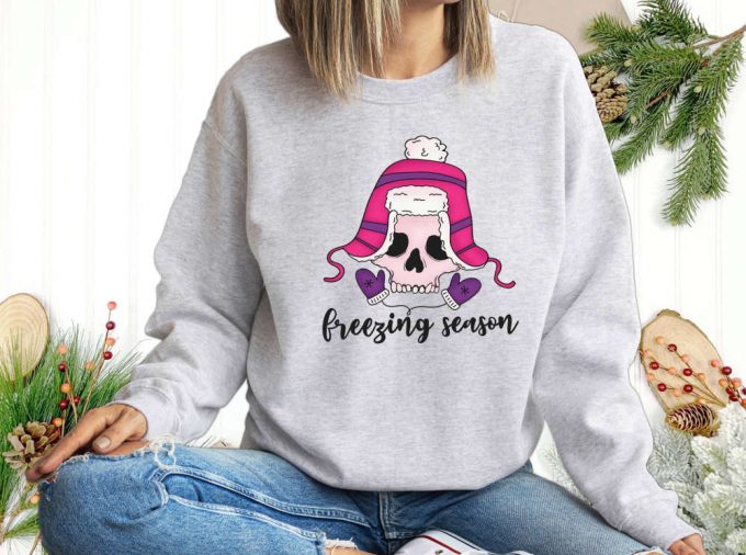 Christmas Sweatshirt: Funny Skull &Amp; Sarcastic Xmas Shirt For Holiday New Year - Perfect Gift For Friends! Join The Christmas Squad! 3