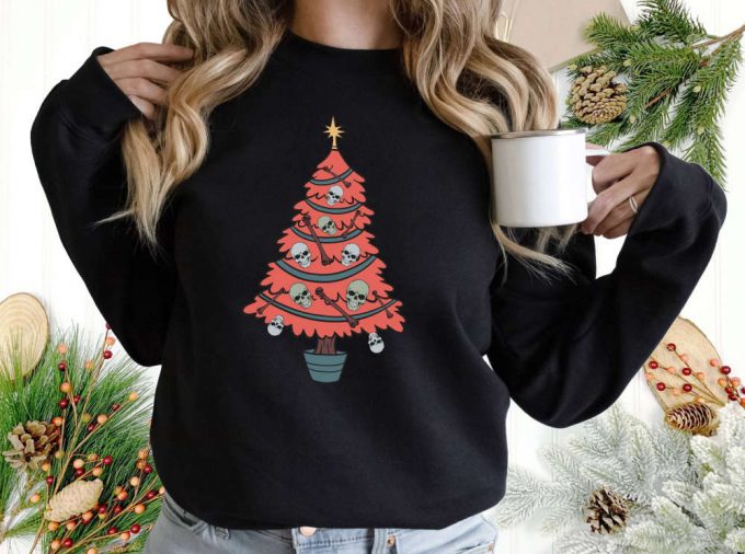 Stylish Christmas Sweatshirt: Holiday &Amp; New Year Shirt Believe In The Magic Of Christmas And Festive Vibes With Our Xmas Tree &Amp; Trip Inspired Gift For Her! 2