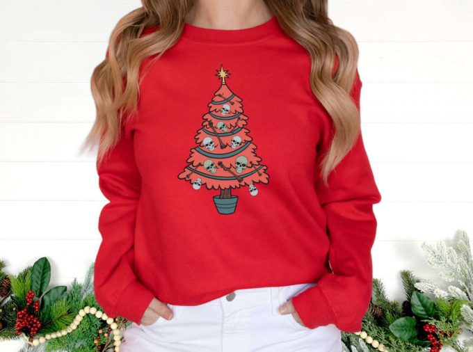 Stylish Christmas Sweatshirt: Holiday &Amp; New Year Shirt Believe In The Magic Of Christmas And Festive Vibes With Our Xmas Tree &Amp; Trip Inspired Gift For Her! 3