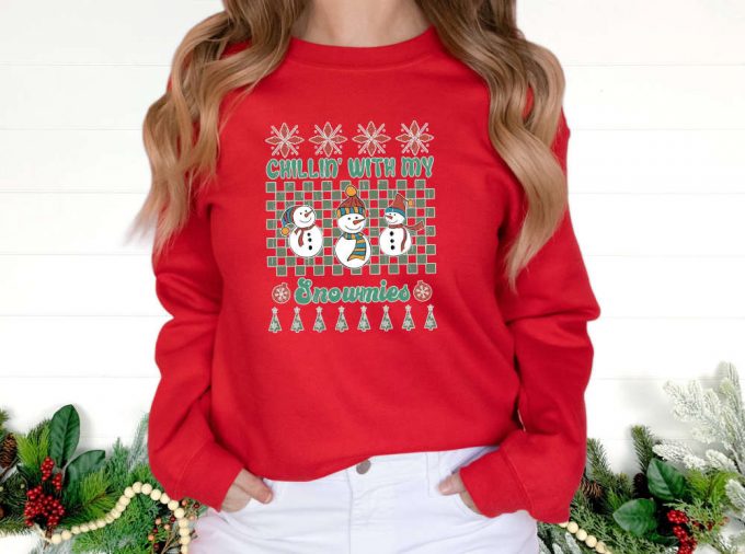 Get Into The Festive Spirit With Christmas Sweatshirt Holiday &Amp; Santa Shirt For A Merry Winter Snowman &Amp; Believe Sweatshirt To Spread Positive Vibes Perfect Gift For Her Plan Your Christmas Trip Today! 3