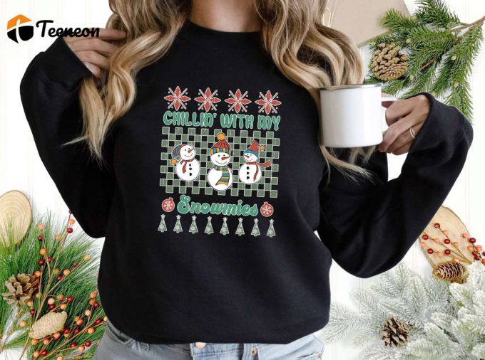 Get Into The Festive Spirit With Christmas Sweatshirt Holiday &Amp;Amp; Santa Shirt For A Merry Winter Snowman &Amp;Amp; Believe Sweatshirt To Spread Positive Vibes Perfect Gift For Her Plan Your Christmas Trip Today! 1