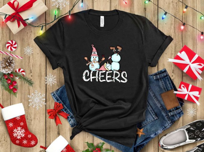 Spread Holiday Cheer With Funny Christmas Tee &Amp; Snowman Shirt Perfect Xmas Gift For Kids Happy Christmas Positive Vibe Shirt New Year Celebration 2