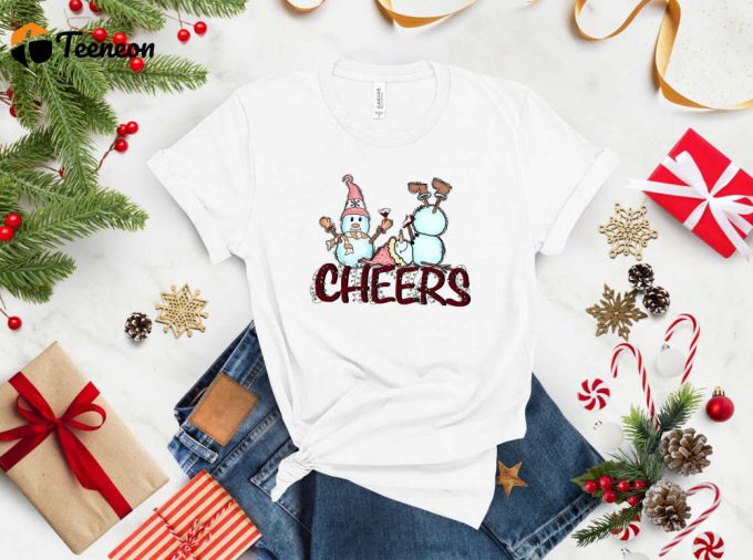 Spread Holiday Cheer With Funny Christmas Tee &Amp;Amp; Snowman Shirt Perfect Xmas Gift For Kids Happy Christmas Positive Vibe Shirt New Year Celebration 1