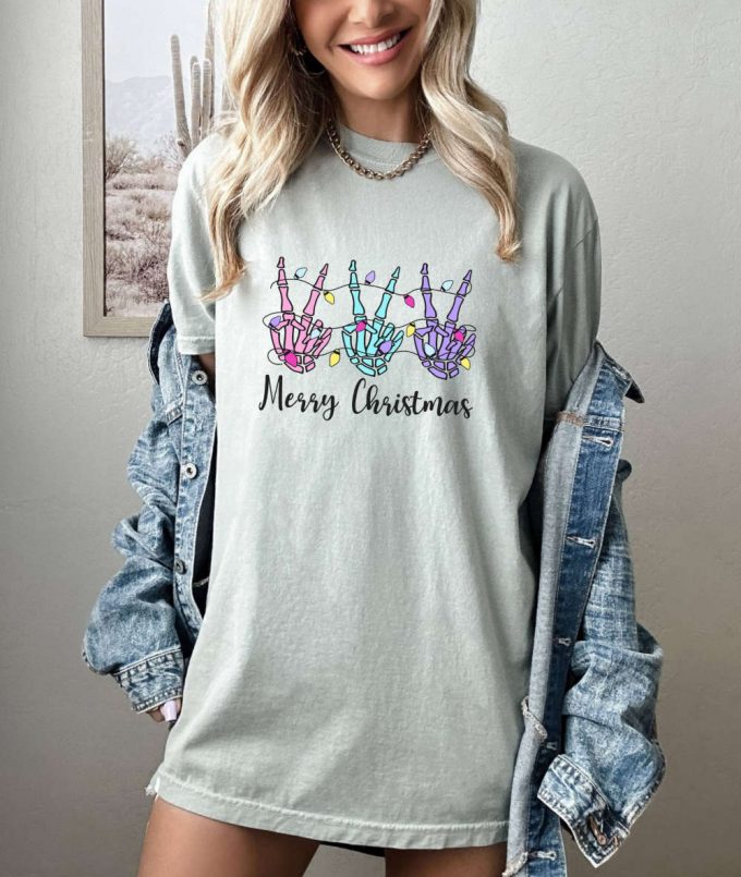 Believe In Christmas 2024: Comfort Colors T-Shirt Cool Xmas Holiday Shirt - Perfect Gift For Her And New Year Celebration 2