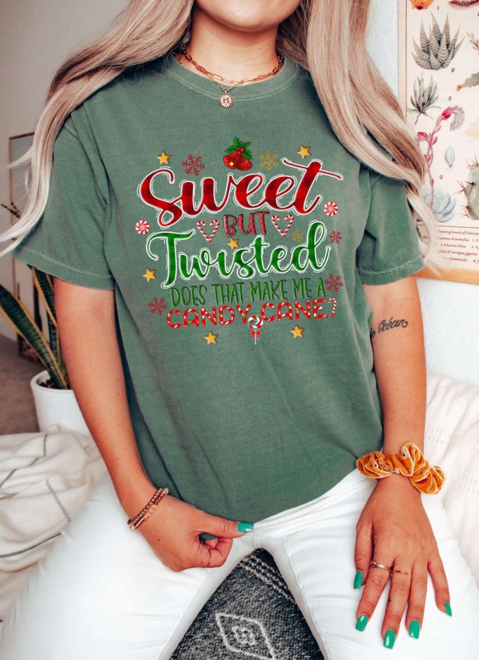 Spread Holiday Cheer With Funny Sarcastic Christmas T-Shirt - Comfort Colors Positive Vibes &Amp; Cool Xmas Shirt! 2