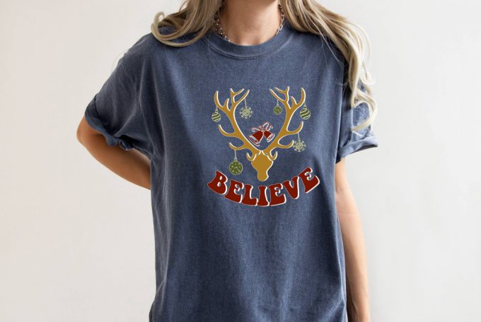 Get Festive With Our Christmas T-Shirt Collection: Comfort Colors Shirt Xmas &Amp; Holiday Deer Santa Shirts! Funny &Amp; Sarcastic Tees 3