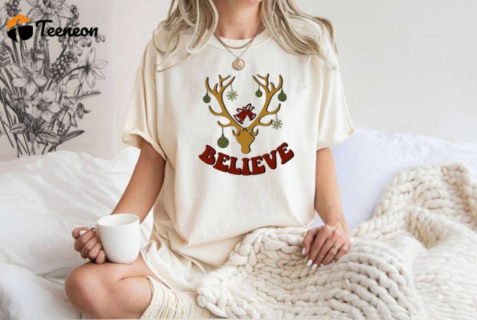 Get Festive With Our Christmas T-Shirt Collection: Comfort Colors Shirt Xmas &Amp;Amp; Holiday Deer Santa Shirts! Funny &Amp;Amp; Sarcastic Tees 1