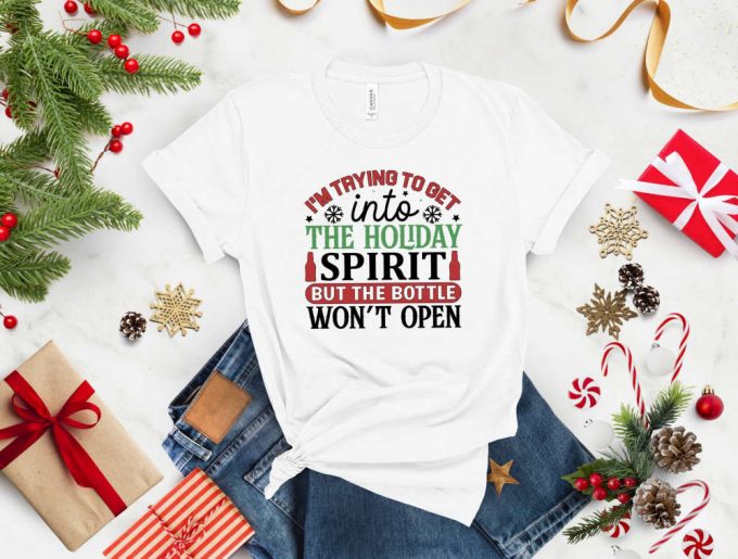 Christmas T-Shirt: Cool Cute Xmas Shirt For Holiday Trip New Year Gift - Sarcastic &Amp; Fun Family Shirt 3