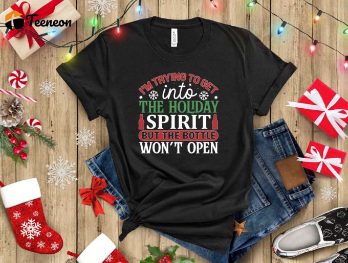 Christmas T-Shirt: Cool Cute Xmas Shirt For Holiday Trip New Year Gift - Sarcastic &Amp;Amp; Fun Family Shirt 1