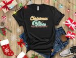 Spread the Christmas Vibe with our Merry Christmas T-Shirt 2024! Perfect for a Cool Christmas Trip or Xmas Celebration (148 characters)