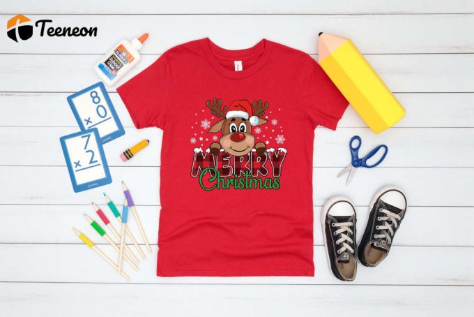 Christmas T-Shirt: Merry &Amp;Amp; Funny Tee For Kids Perfect Gift! Christmas Squad Clothing - Back To School &Amp;Amp; New Years 1