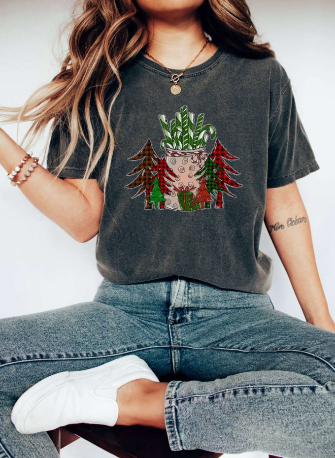 Believe In Holiday Magic With Our Comfort Colors Christmas T-Shirt Collection - Perfect For New Year S &Amp; Christmas Trips! Shop Cute &Amp; Cool Xmas Shirts Now! 2