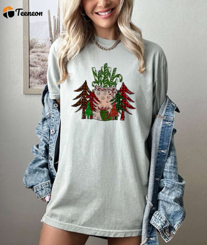 Believe In Holiday Magic With Our Comfort Colors Christmas T-Shirt Collection - Perfect For New Year S &Amp;Amp; Christmas Trips! Shop Cute &Amp;Amp; Cool Xmas Shirts Now! 1