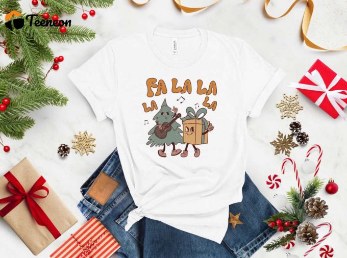 Spread Christmas Cheer With Our Funny Santa T-Shirt: Festive Holiday Tee Sarcastic Sayings Xmas Vibes And Belief In Santa; Perfect For Christmas Squad! 1