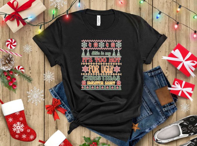 Spread Christmas Cheer With Sarcastic And Funny Saying T-Shirts For The Whole Family Perfect New Year Gift Cute Xmas Shirts With Positive Vibe 2