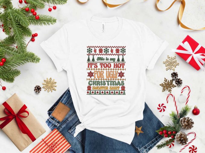 Spread Christmas Cheer With Sarcastic And Funny Saying T-Shirts For The Whole Family Perfect New Year Gift Cute Xmas Shirts With Positive Vibe 3