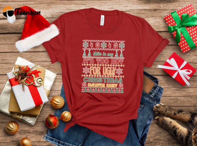 Spread Christmas Cheer With Sarcastic And Funny Saying T-Shirts For The Whole Family Perfect New Year Gift Cute Xmas Shirts With Positive Vibe 1