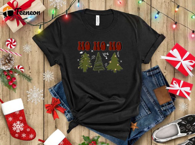 Spread The Holiday Cheer With Our Christmas T-Shirt Collection - Xmas Shirt Happy Christmas New Year 2024 Positive Vibe &Amp;Amp; Cool Designs For Your Christmas Trip! 1