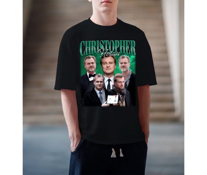 Christopher Nolan T-Shirt, Christopher Nolan Shirt, Hip Hop Graphic, Unisex Shirt, Bootleg Retro 90'S Fans Gift, Trendy Shirt, Gifts Men 2