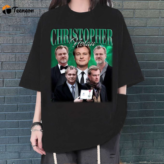 Christopher Nolan T-Shirt, Christopher Nolan Shirt, Hip Hop Graphic, Unisex Shirt, Bootleg Retro 90'S Fans Gift, Trendy Shirt, Gifts Men 1