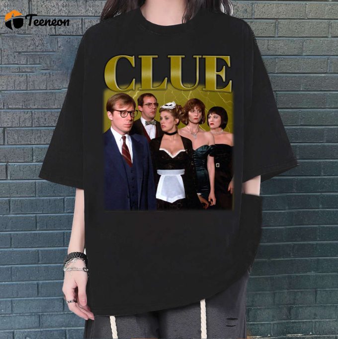 Clue Shirt, Clue T-Shirt, Clue Retro, Clue Vintage, Vintage Shirt, Hip Hop Graphic, Trendy T-Shirt, Retro T-Shirt, Unisex Shirt, Couples Tee 1