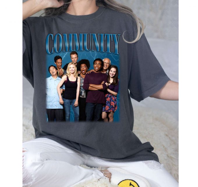 Community T-Shirt, Community Shirt, Community Tees, Community Unisex, Community Vintage, Hip Hop Graphic, Trendy Shirt, Unisex Shirt