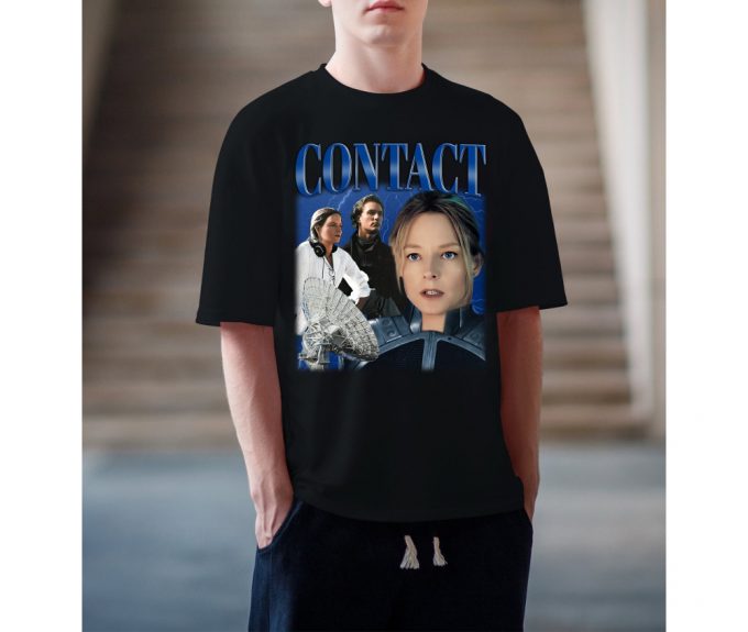 Contact T-Shirt, Contact Shirt, Contact Tees, Contact Unisex, Unisex T-Shirt, Hip Hop Graphic, Trendy T-Shirt, Retro T-Shirt, Unisex Shirt 4