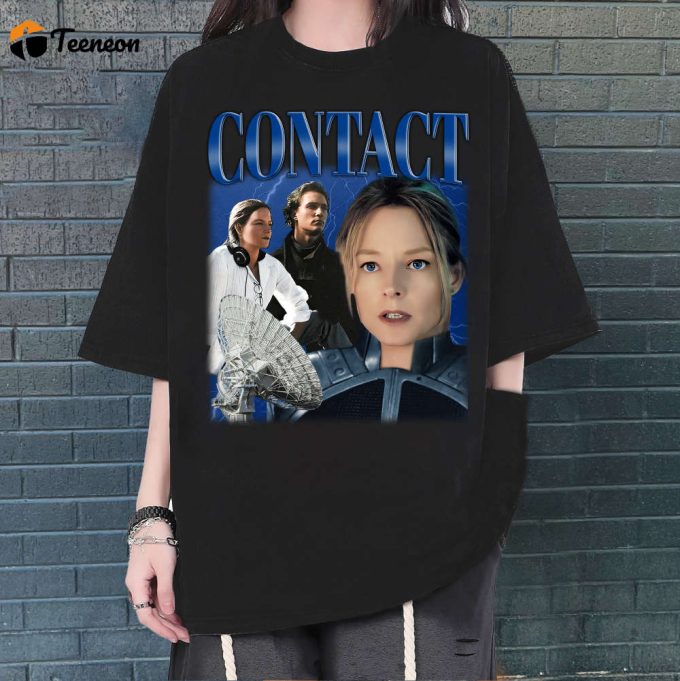 Contact T-Shirt, Contact Shirt, Contact Tees, Contact Unisex, Unisex T-Shirt, Hip Hop Graphic, Trendy T-Shirt, Retro T-Shirt, Unisex Shirt 1