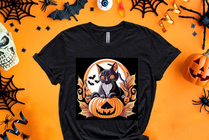 Cool Halloween Shirt, Halloween Cat Shirt, Happy Halloween Shirt, Funny Halloween Shirt, Halloween Shirt, Halloween Squad 2