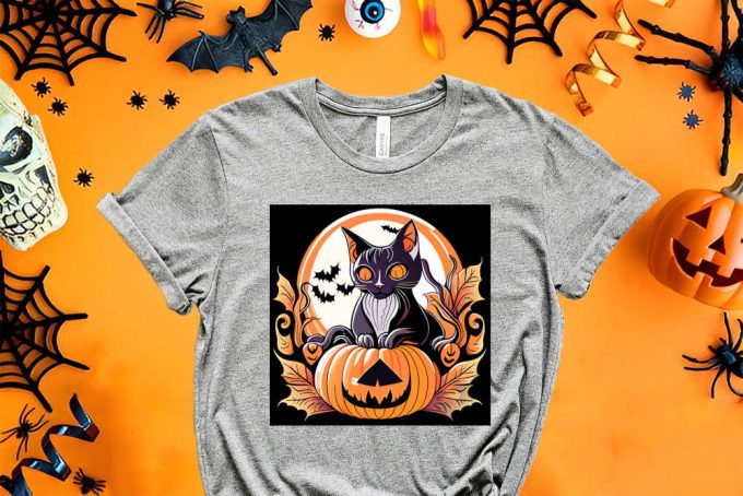 Cool Halloween Shirt, Halloween Cat Shirt, Happy Halloween Shirt, Funny Halloween Shirt, Halloween Shirt, Halloween Squad 3