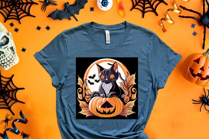 Cool Halloween Shirt, Halloween Cat Shirt, Happy Halloween Shirt, Funny Halloween Shirt, Halloween Shirt, Halloween Squad 5