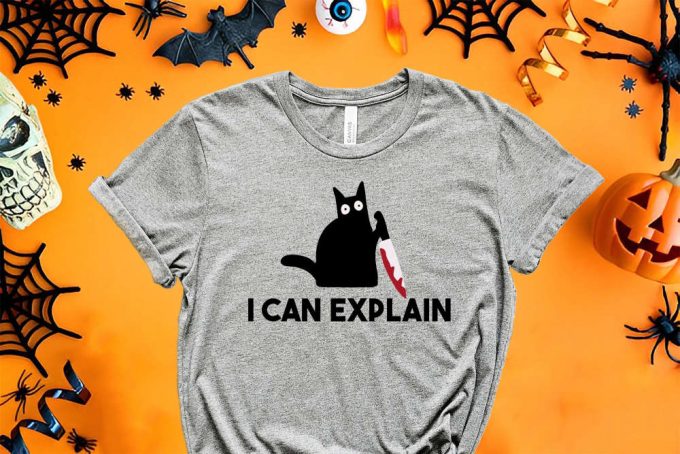 Cool Halloween Shirt, Halloween Cat Shirt, Murder Shirt, Happy Halloween Shirt, Funny Halloween Shirt, Halloween Shirt 3