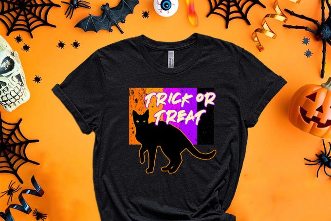 Cool Halloween Shirt, Halloween Cat Shirt, Pumpkin Cat Shirt, Happy Halloween Shirt, Funny Halloween Shirt, Halloween Shirt, Halloween Squad 2