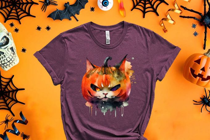 Cool Halloween Shirt, Halloween Cat Shirt, Pumpkin Cat Shirt, Happy Halloween Shirt, Funny Halloween Shirt, Halloween Shirt, Halloween Squad 6