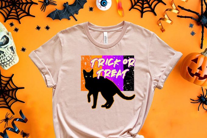 Cool Halloween Shirt, Halloween Cat Shirt, Pumpkin Cat Shirt, Happy Halloween Shirt, Funny Halloween Shirt, Halloween Shirt, Halloween Squad 3