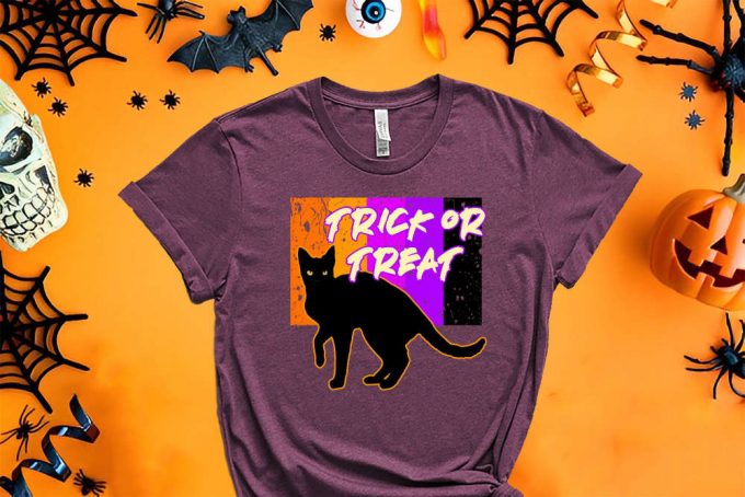 Cool Halloween Shirt, Halloween Cat Shirt, Pumpkin Cat Shirt, Happy Halloween Shirt, Funny Halloween Shirt, Halloween Shirt, Halloween Squad 4