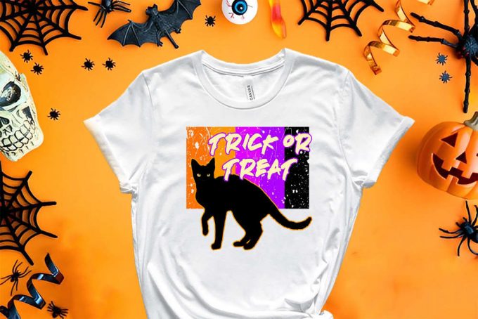 Cool Halloween Shirt, Halloween Cat Shirt, Pumpkin Cat Shirt, Happy Halloween Shirt, Funny Halloween Shirt, Halloween Shirt, Halloween Squad 6